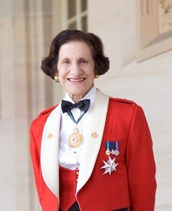 Her Excellency Professor Marie Bashir in military uniform, Copyright NSW Governors Office
